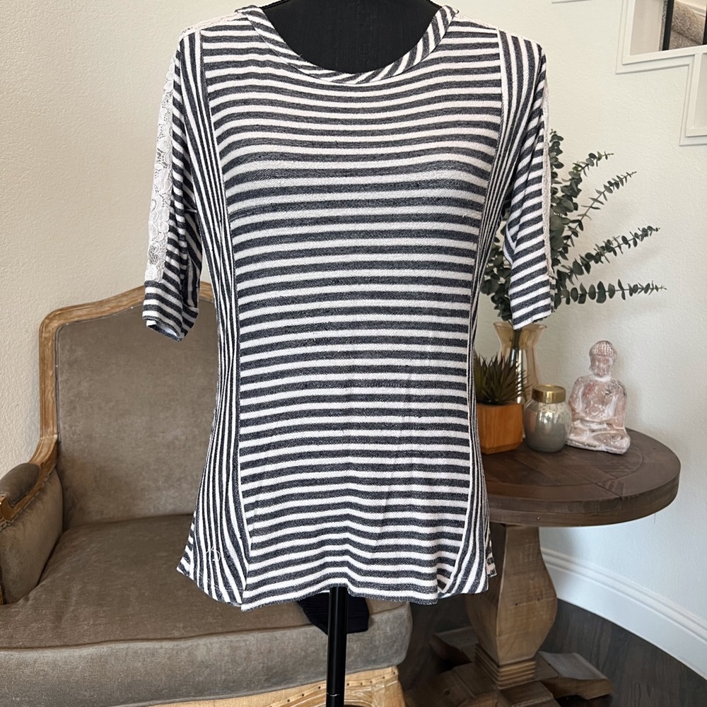Faith and joy white blouse